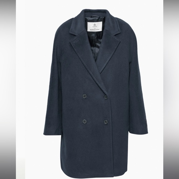 Aritzia babaton, the slouch coat mid lengths black - Picture 4 of 10